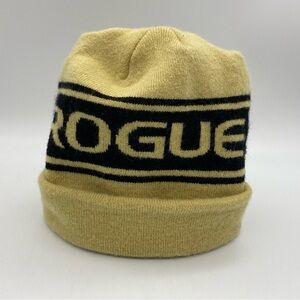One Size Tan Black Rogue Cuffed Beanie